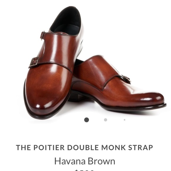 paul evans double monk strap